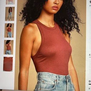 Dusty rose crop top